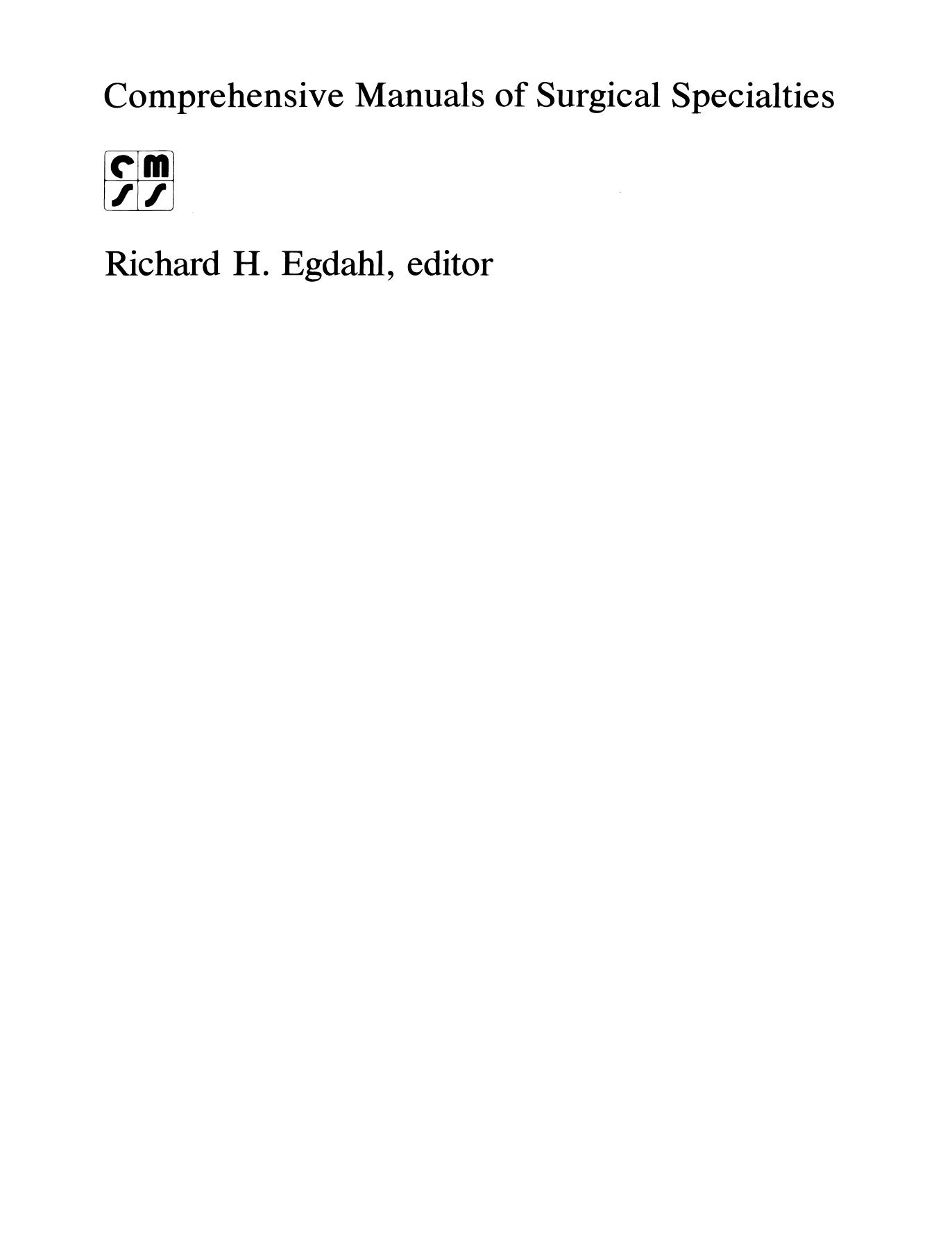 Manual of Vascular Surgery by Edwin J. Wylie M.D. Ronald J. Stoney M.D. William K. Ehrenfeld M.D. (auth.)