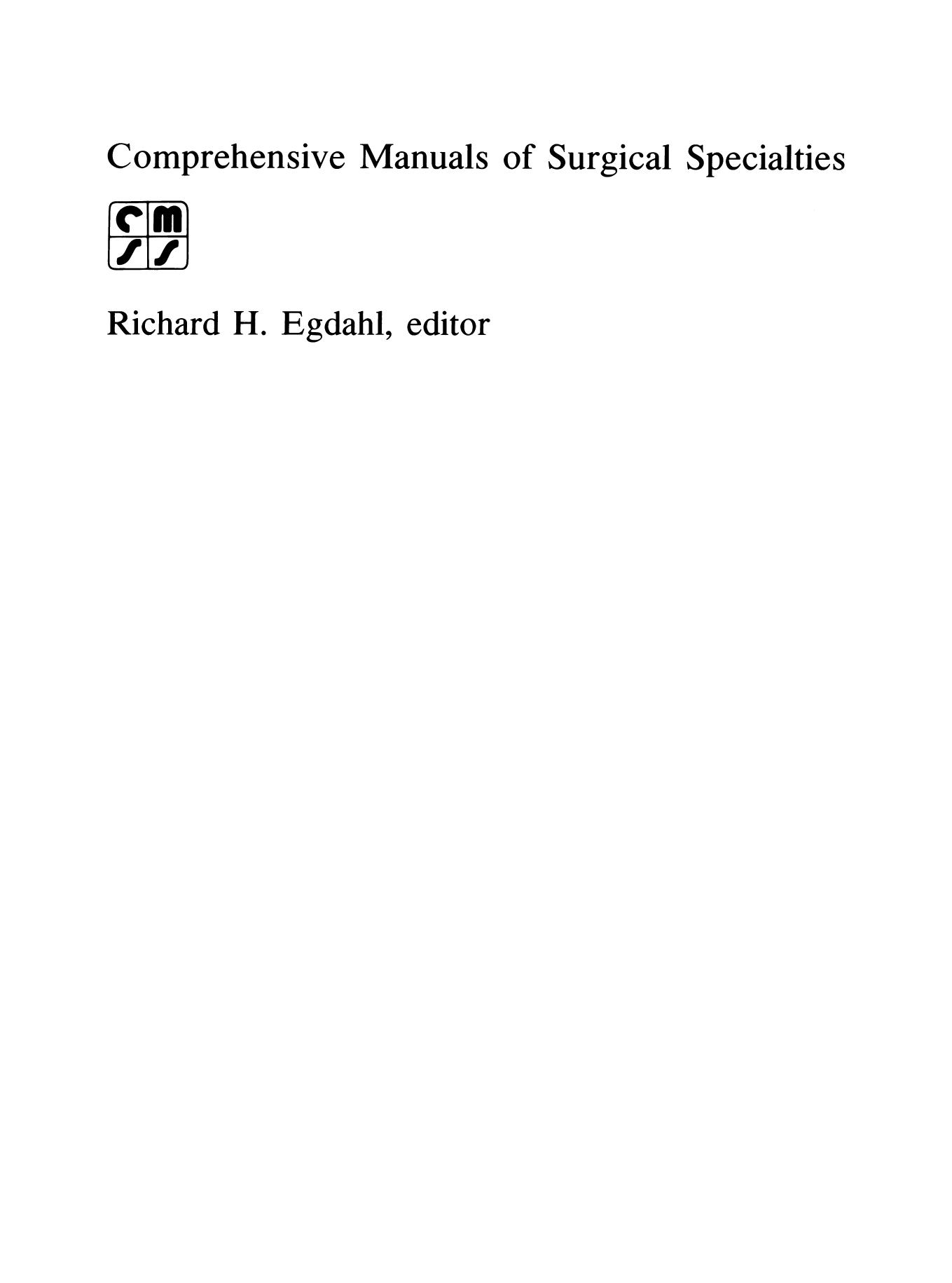 Manual of Vascular Surgery by unknow