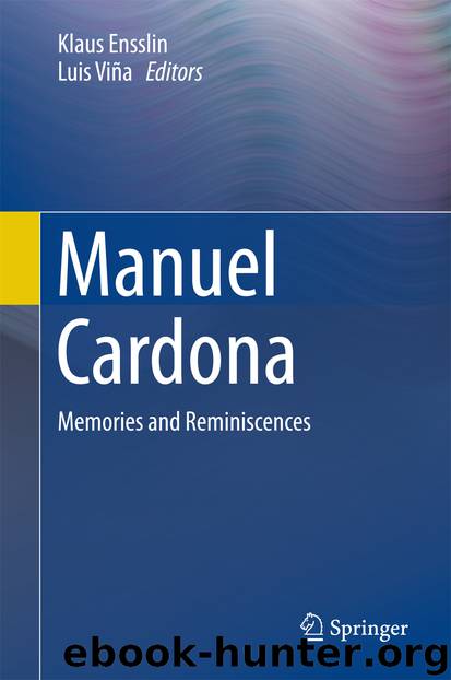 Manuel Cardona by Klaus Ensslin & Luis Viña