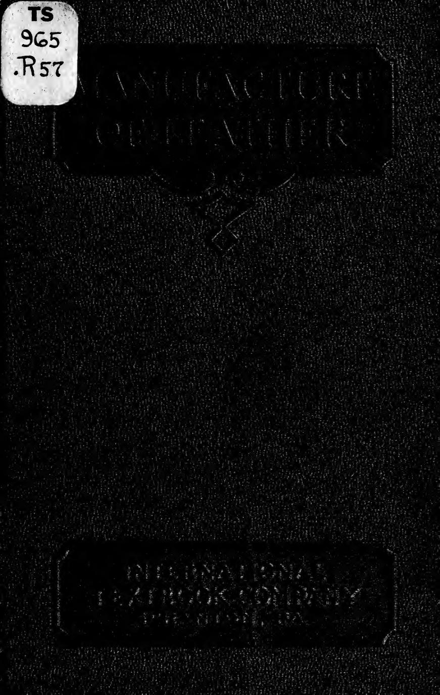Manufacture of leather by Rogers Allen 1876-1938