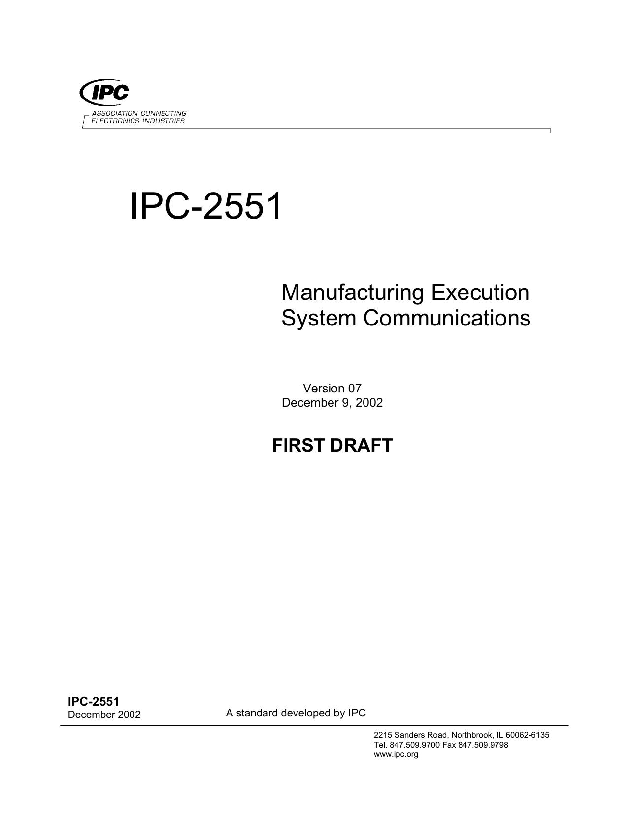 Manufacturing Execution System Communications (MES) by Unknown