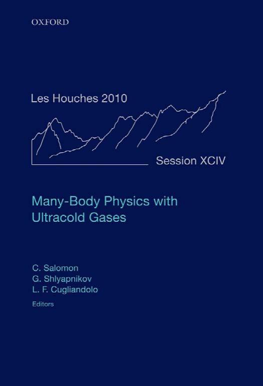 Many-Body Physics with Ultracold Gases by Unknow