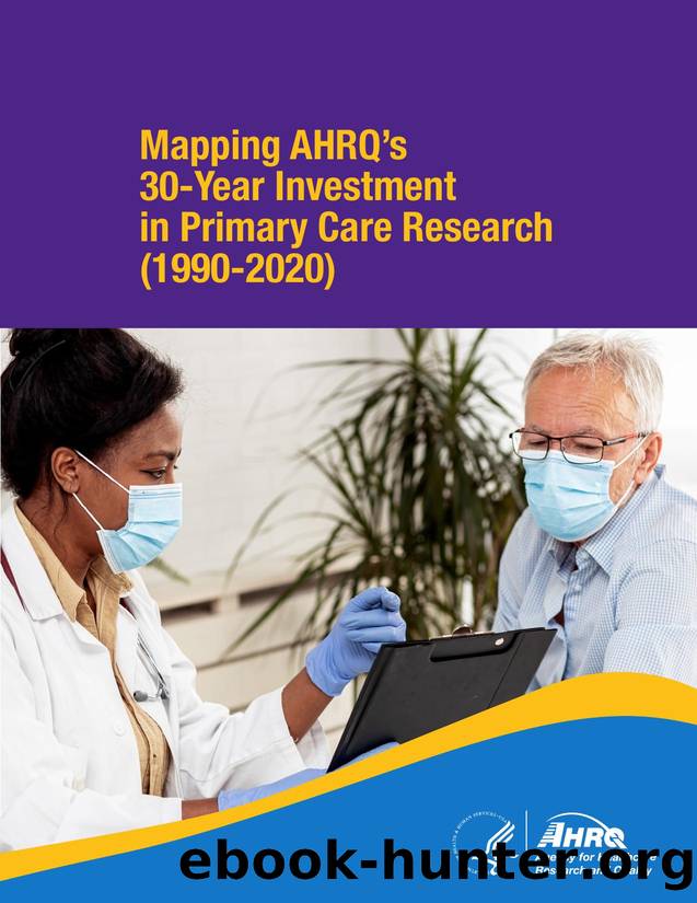 Mapping AHRQ'S 30-Year Investments in Primary Care Research (1990-2020) by AHRQ