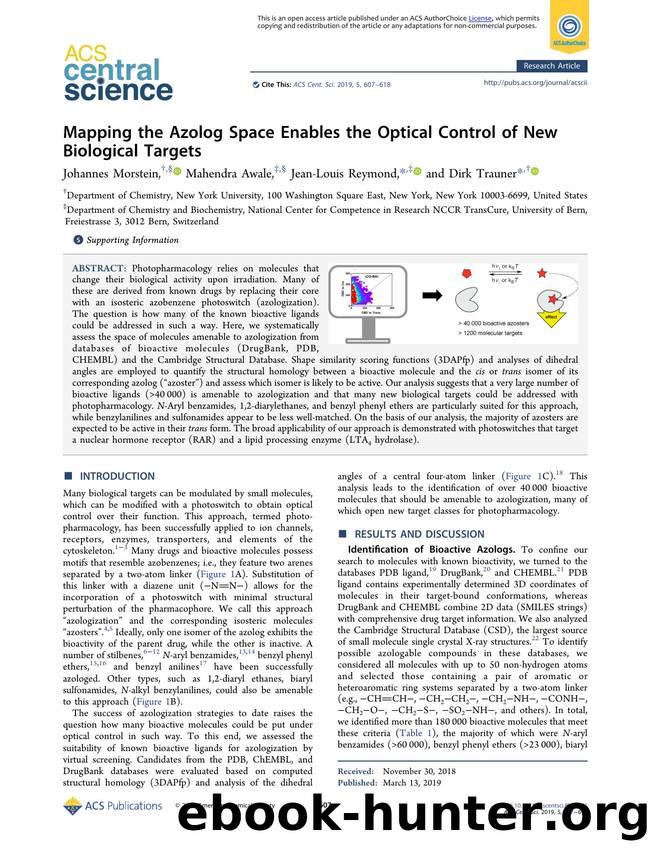 Mapping the Azolog Space Enables the Optical Control of New Biological Targets by unknow