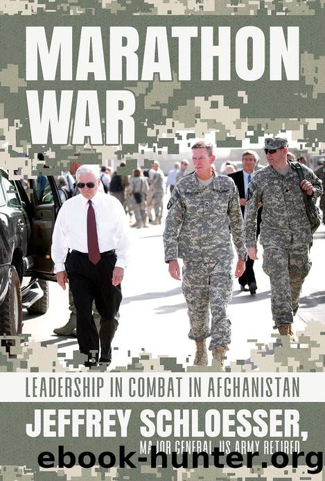Marathon War: Leadership in Combat in Afghanistan by Jeffrey Schloesser