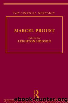 Marcel Proust by Hodson Leighton;