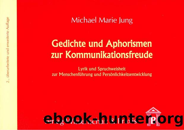 Marie by Gedichte und Aphorismen zur Kommunikationsfreude (9783896447128)