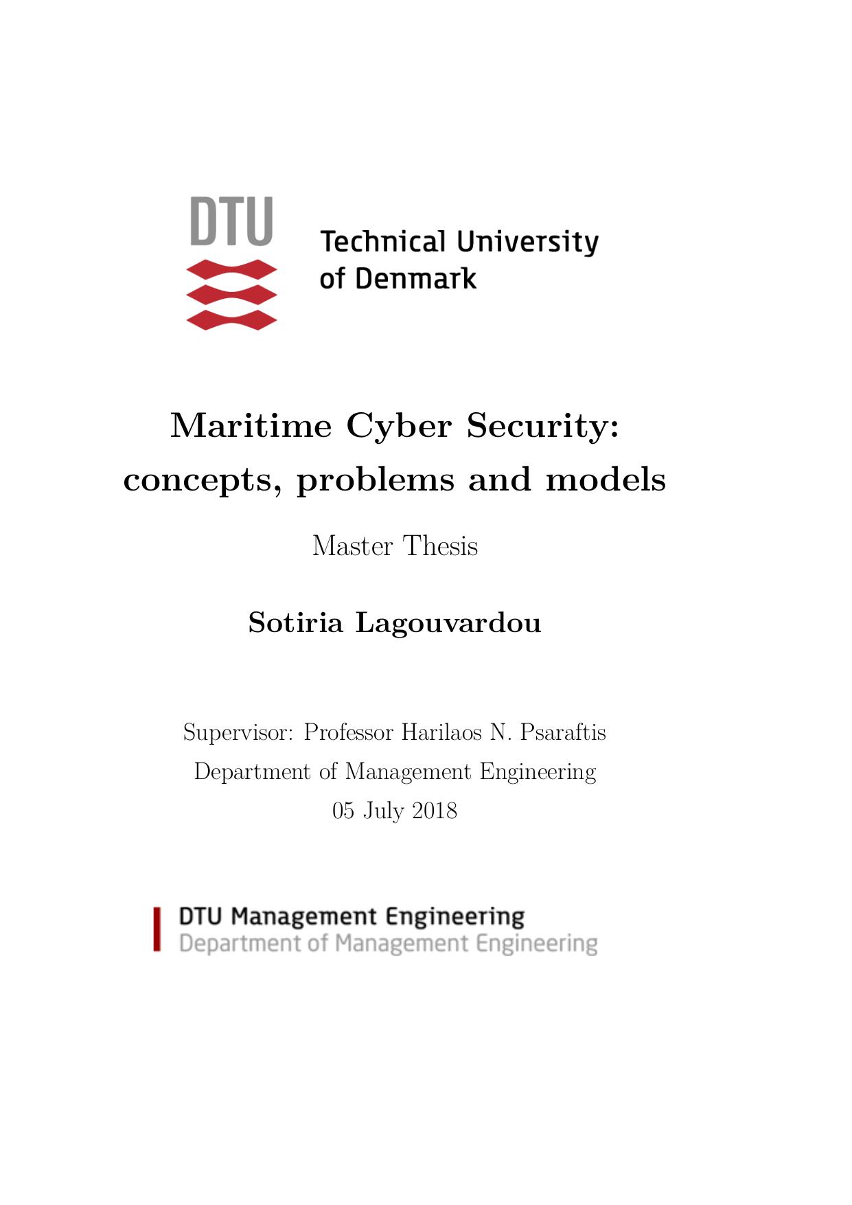 Maritime Cyber Security by Unknown