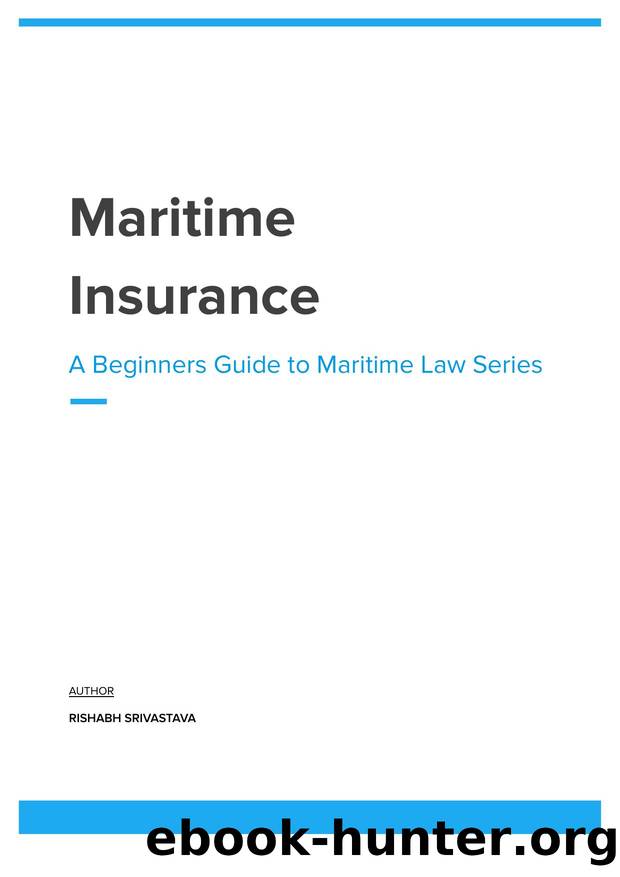 Maritime Insurance by Rishabh Srivastava