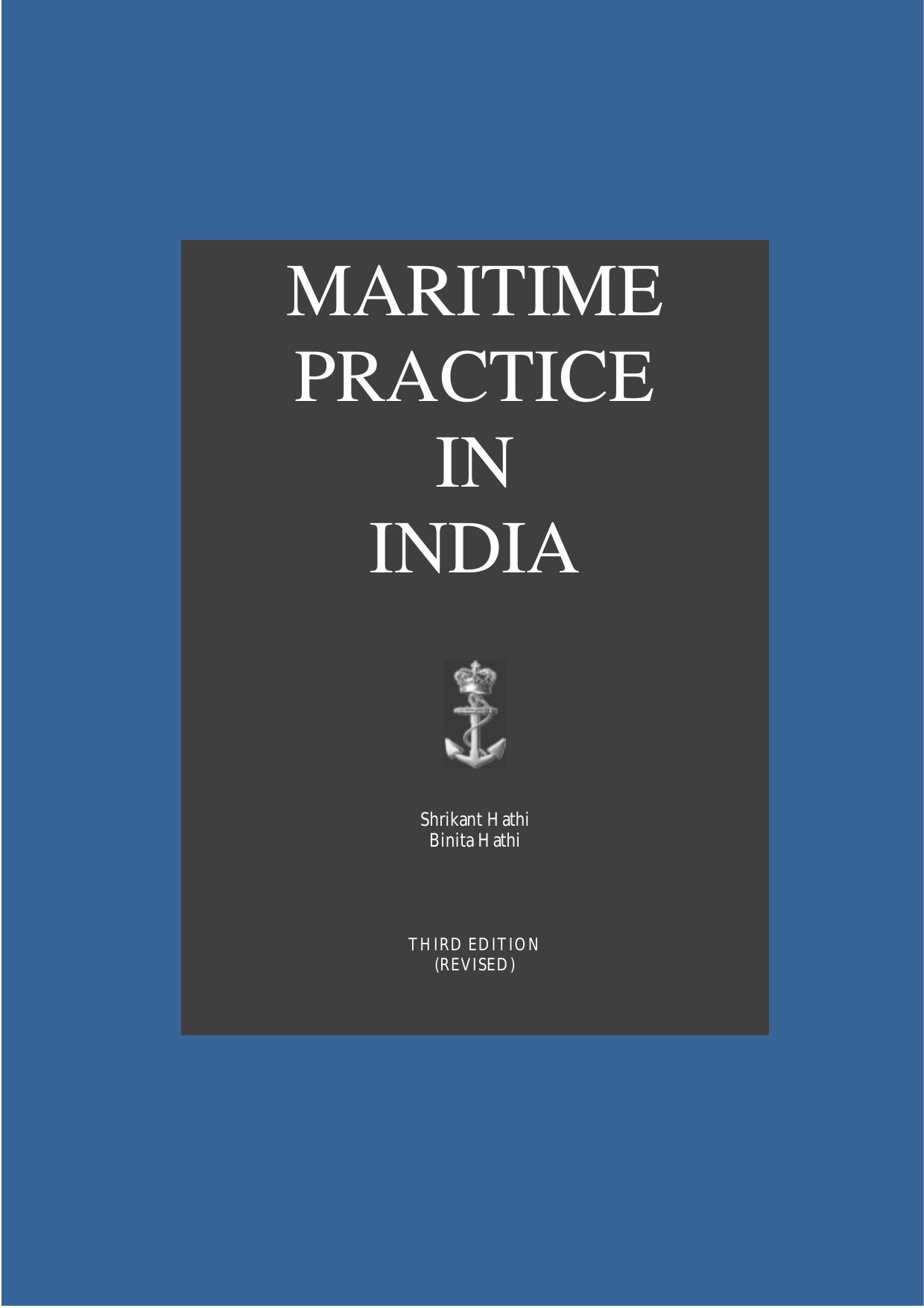 Maritime Practice in India by Unknown