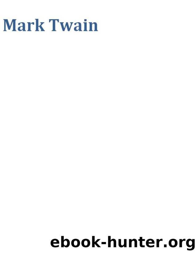 Mark Twain by Un Yankeu La Curtea Regelui Arthur