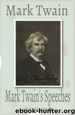 Mark Twain's Speeches by Mark Twain