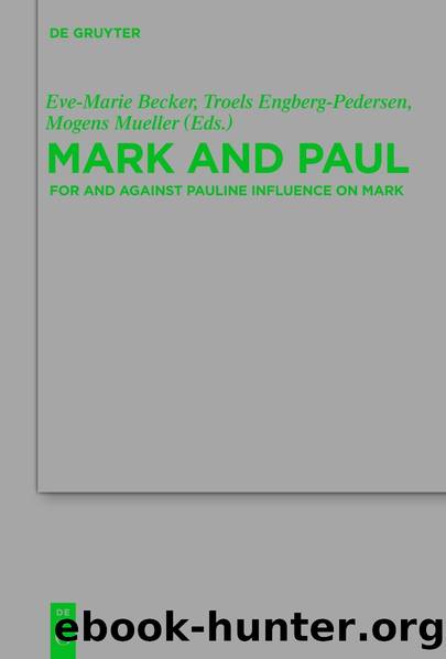 Mark and Paul by Becker Eve-Marie;Engberg-Pedersen Troels;Mueller Mogens