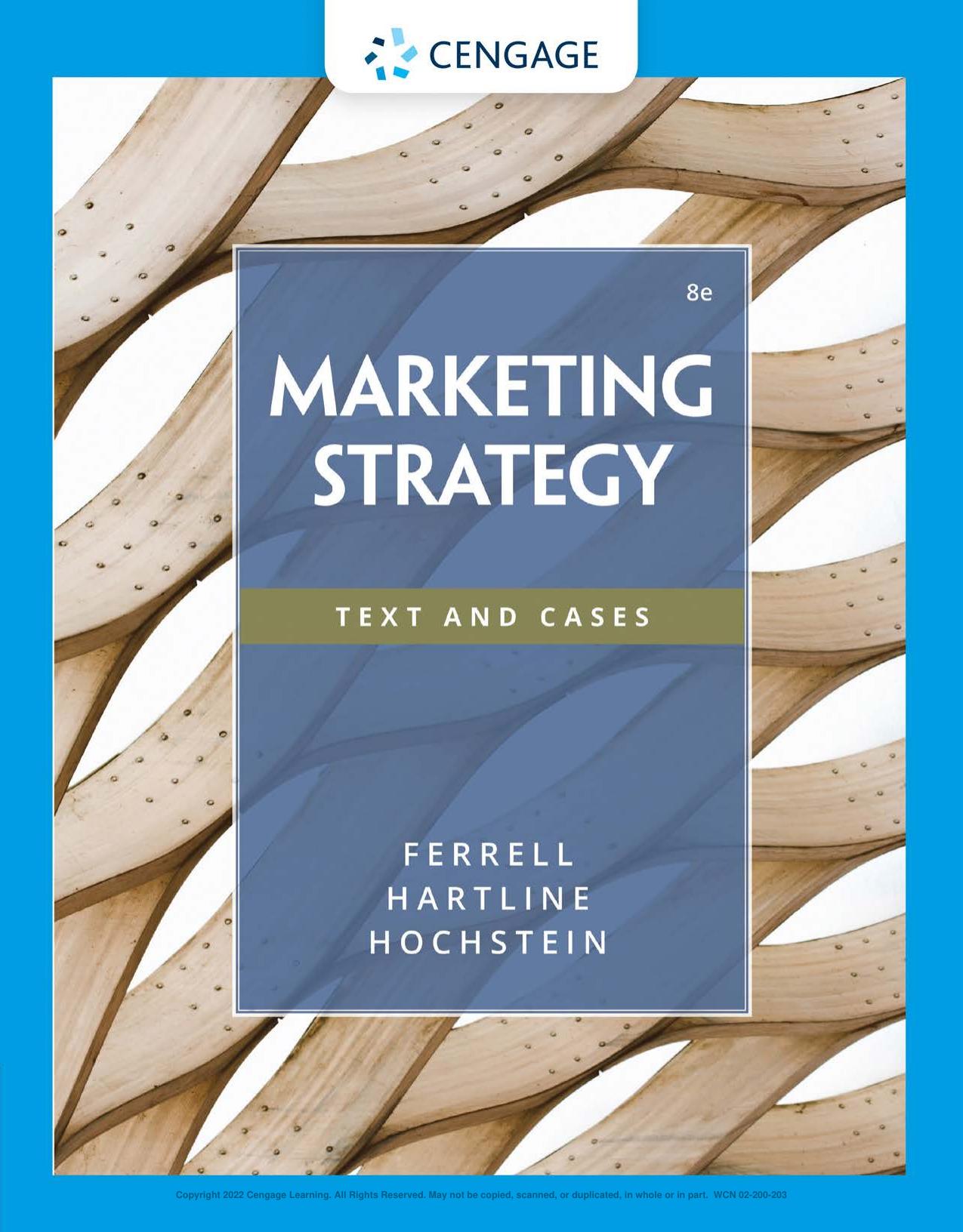 Marketing Strategy Text and Cases by Farell Hartline Hochstein