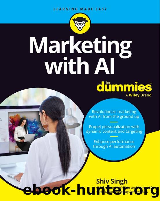 Marketing with AI For Dummies by Shiv Singh