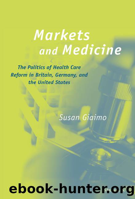 Markets and Medicine by Giaimo Susan;