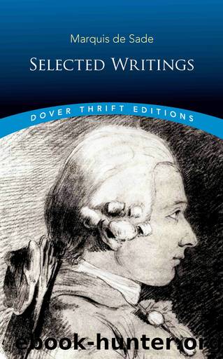 Marquis de Sade by Marquis de Sade