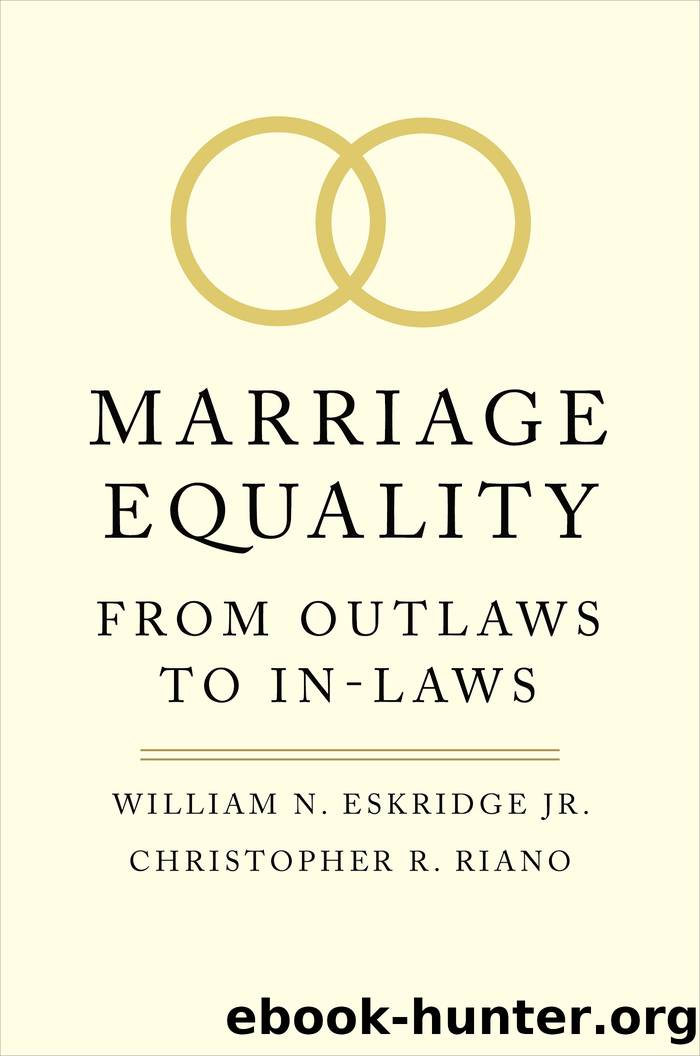 Marriage Equality by William N. Eskridge