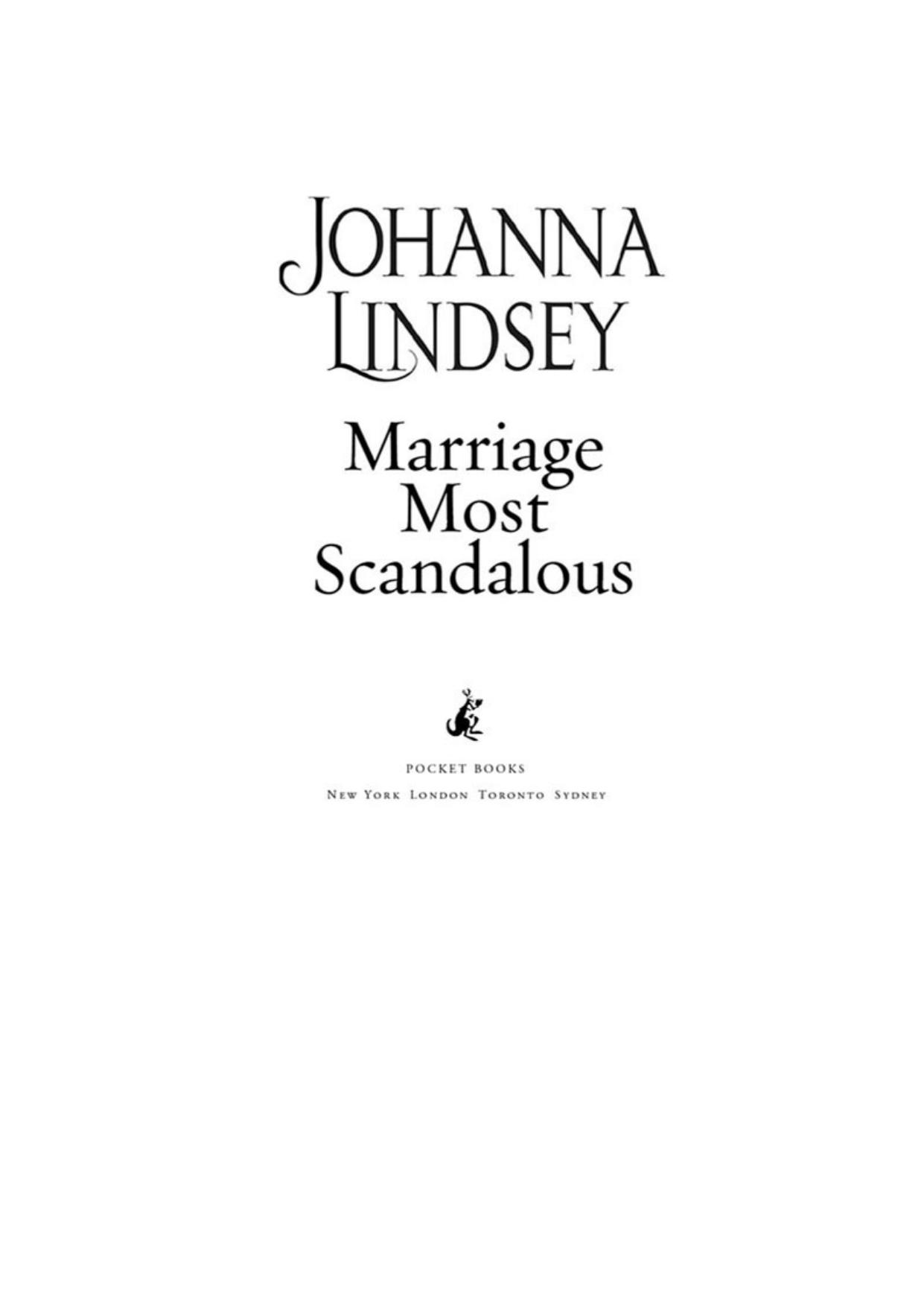 Marriage Most Scandalous by Johanna Lindsey