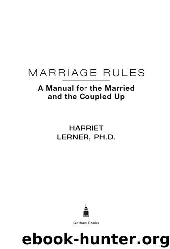 Marriage Rules by Harriet Lerner