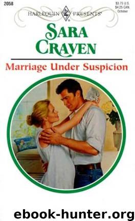 Marriage Under Suspicion by Sara Craven