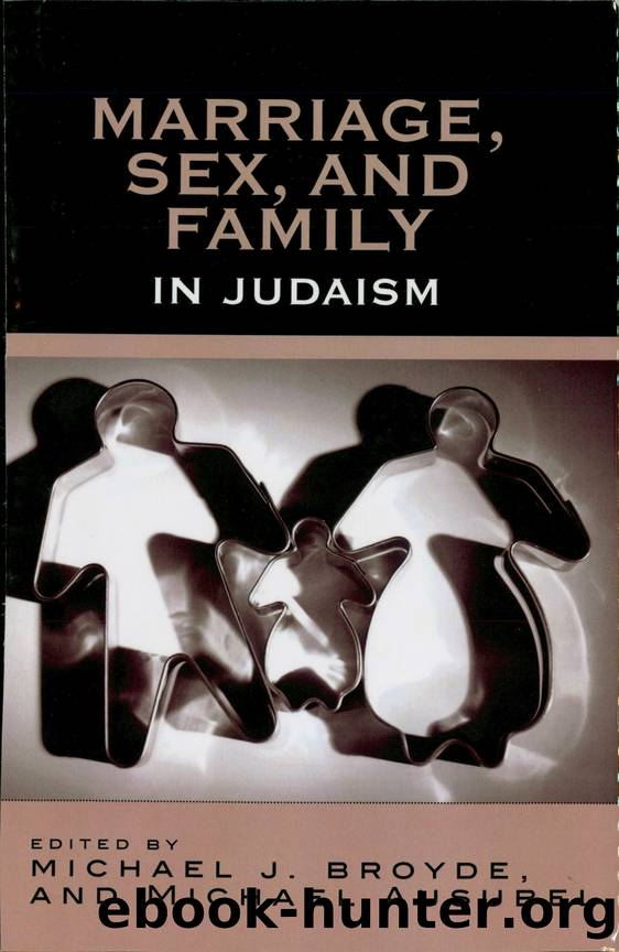 Marriage, Sex and Family in Judaism by Unknown