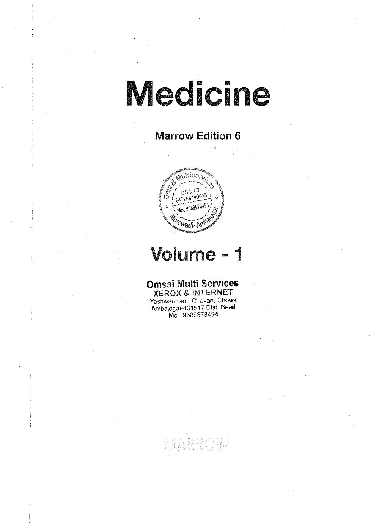 Marrow Medicine Notes by Marrow