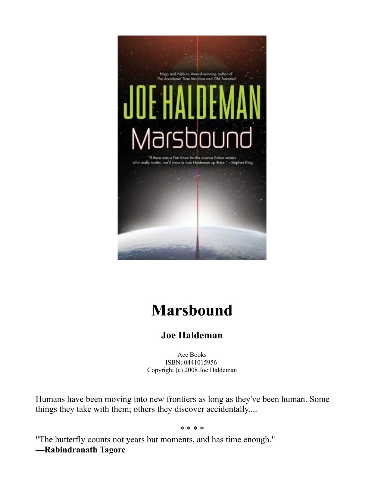 Marsbound by Joe Haldeman