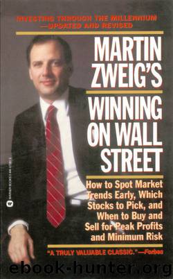 Martin Zweig Winning on Wall Street by Martin Zweig