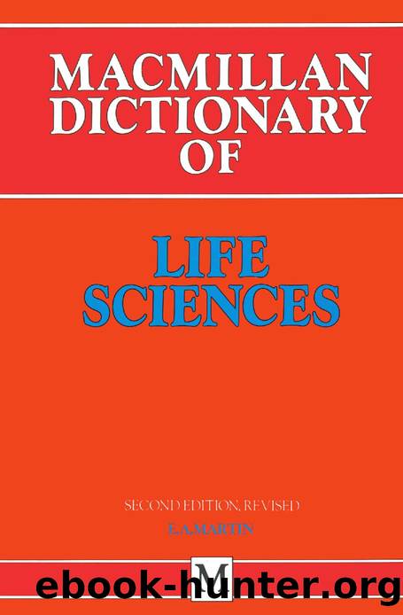 Martin by Macmillan Dictionary of Life Sciences-Macmillan Education UK (1983)