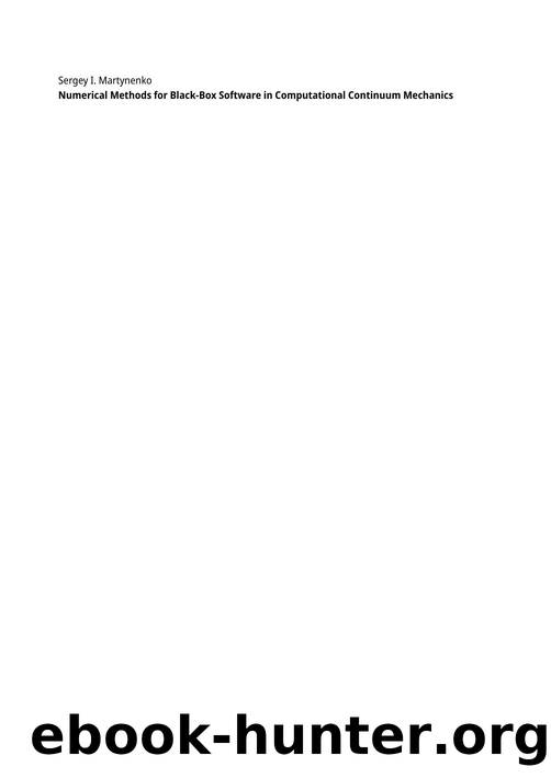 Martynenko S. Numerical Methods for Black-Box Software in Computational...2023 by Unknown