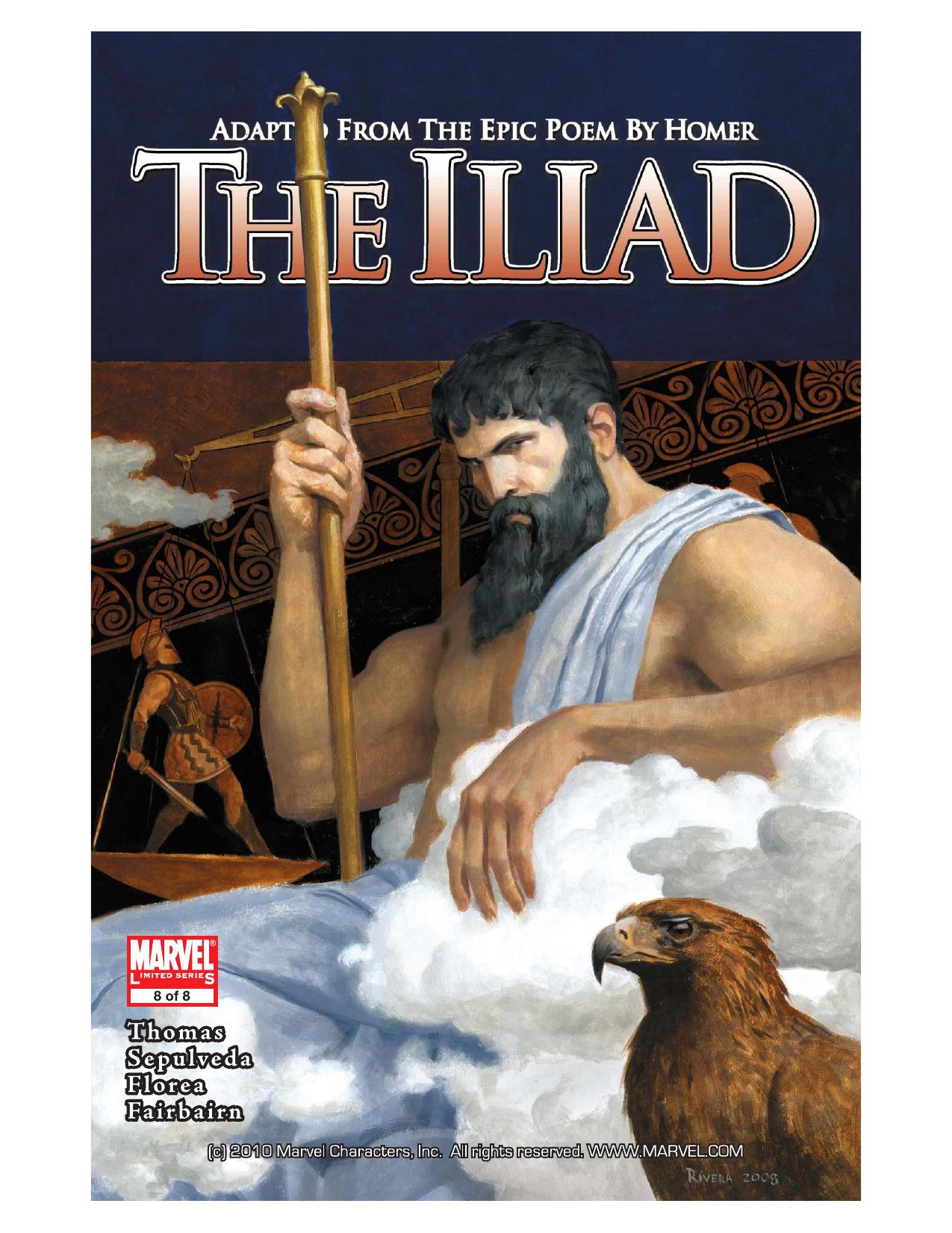Marvel Illustrated - Homer's The Iliad #8 (Marvel Comics) by Roy Thomas
