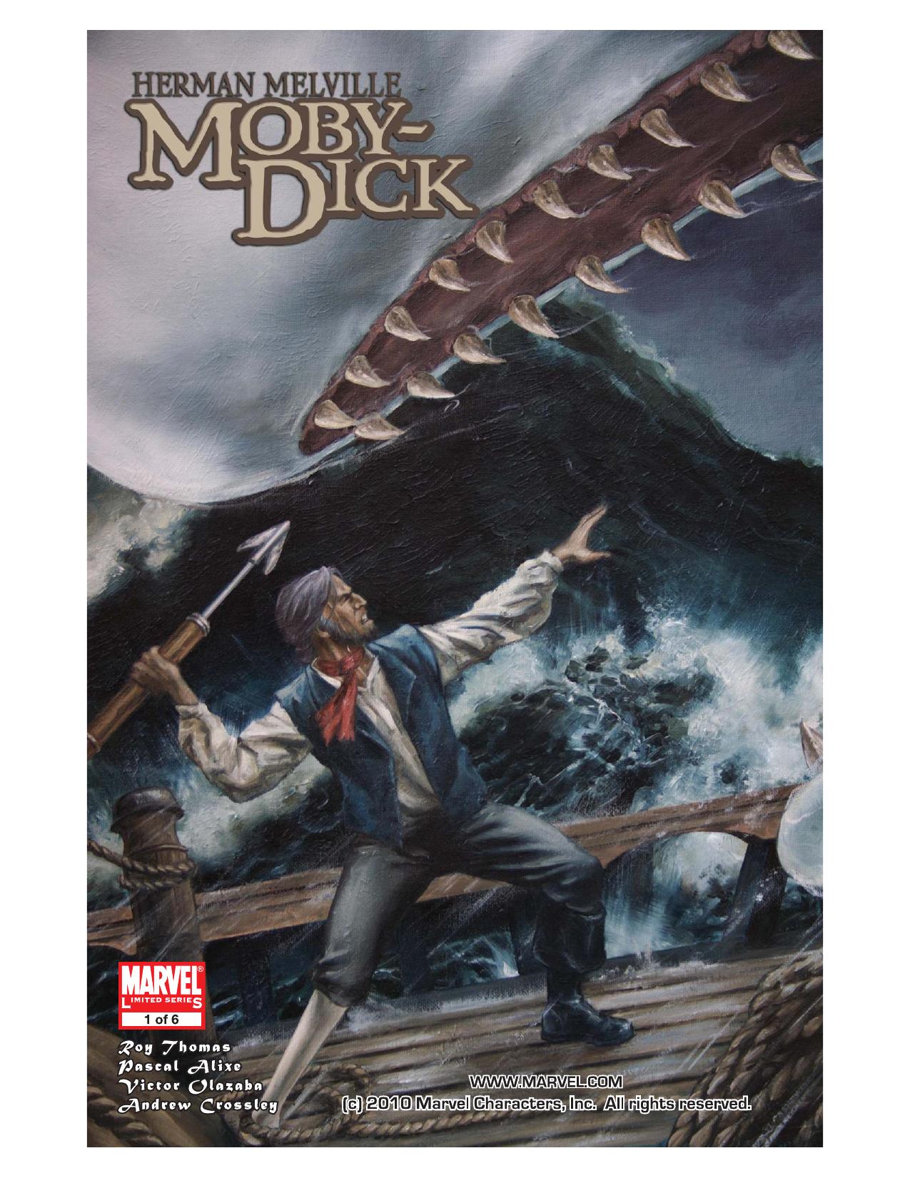 Marvel Illustrated: Moby Dick #1 by Roy Thomas
