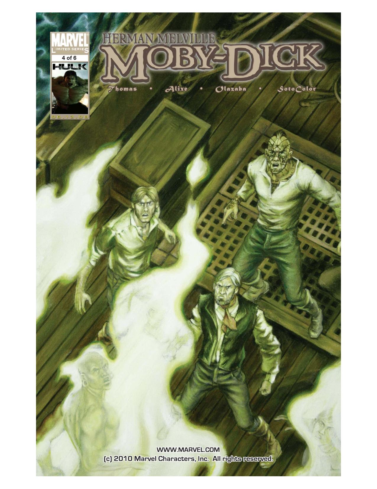 Marvel Illustrated: Moby Dick #4 by Roy Thomas