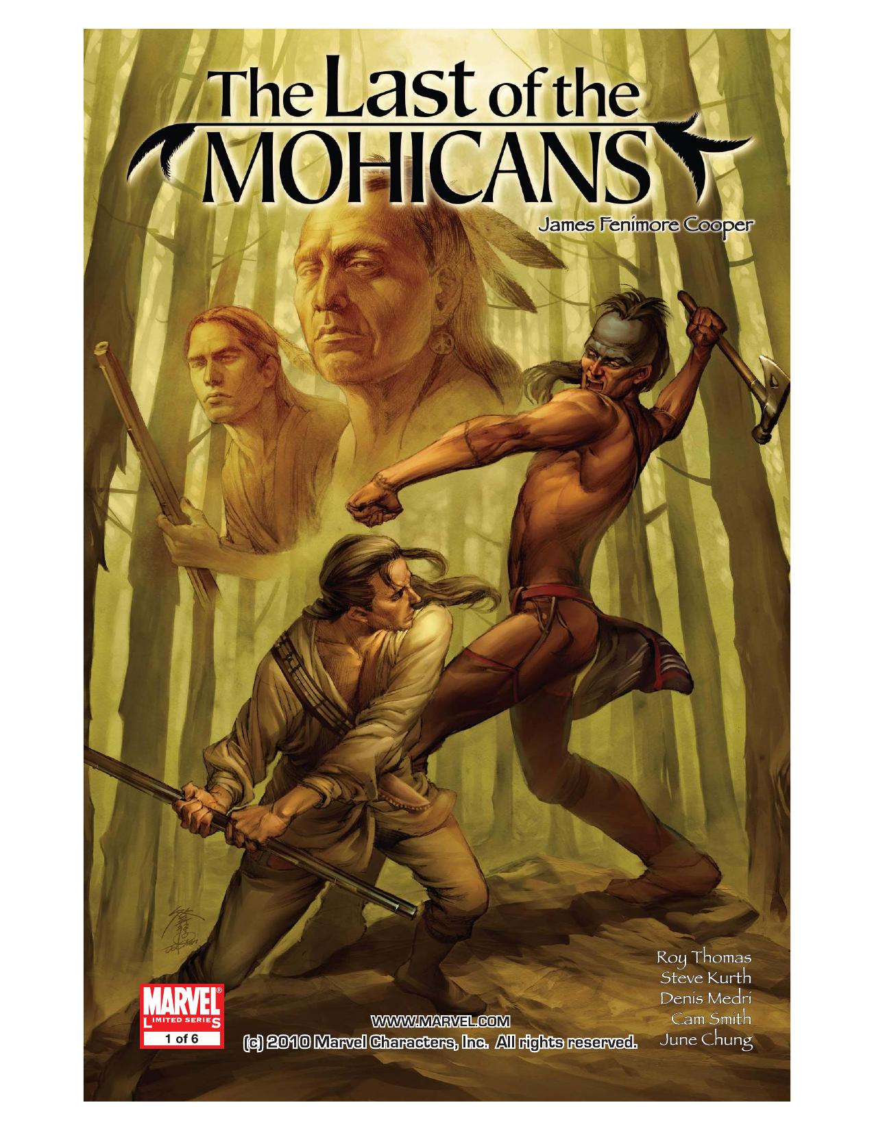 Marvel Illustrated: The Last of the Mohicans #1 by Roy Thomas