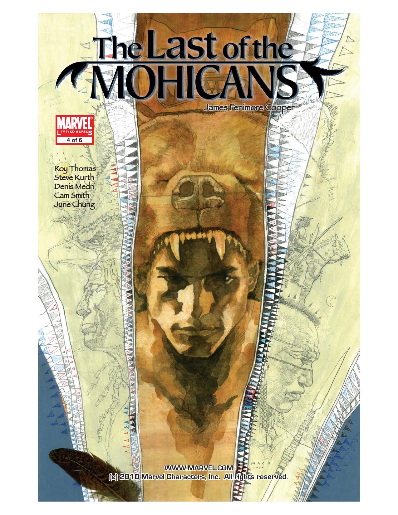 Marvel Illustrated: The Last of the Mohicans #4 by Roy Thomas