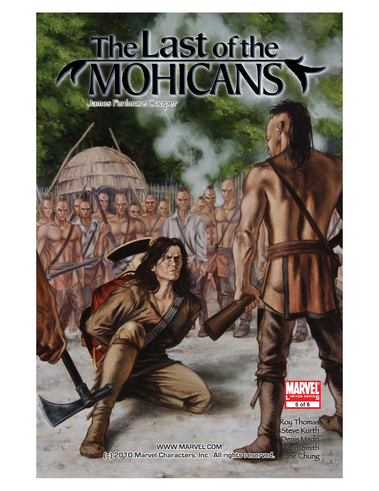 Marvel Illustrated: The Last of the Mohicans #5 by Roy Thomas