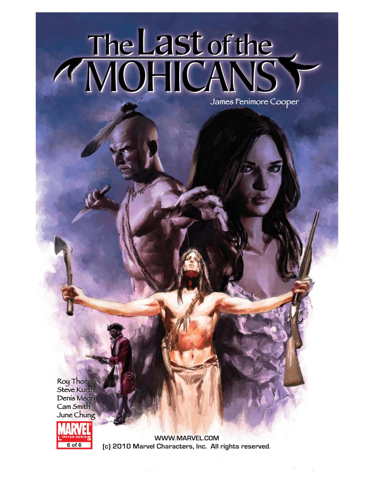 Marvel Illustrated: The Last of the Mohicans #6 by Roy Thomas