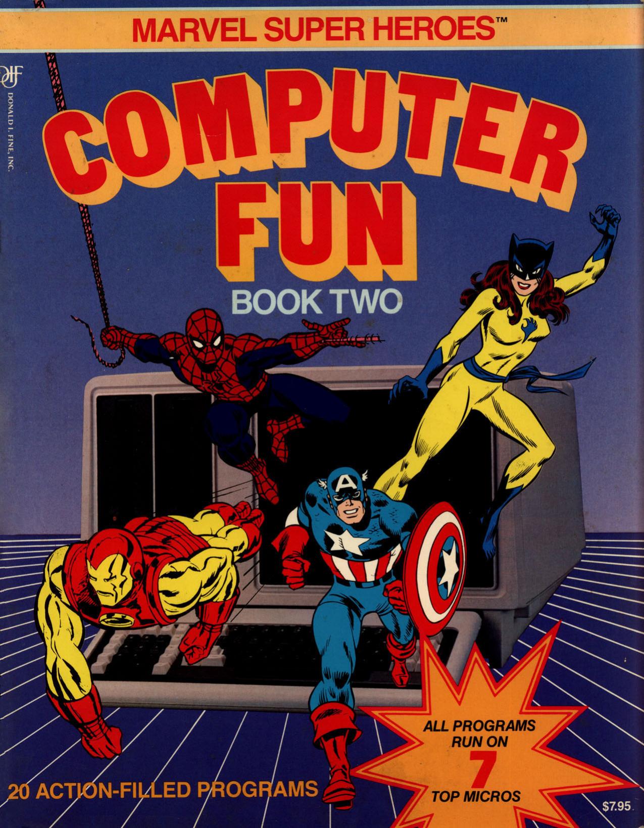 Marvel Super Heroes Computer Fun Book II by Richard Guaraldo Susan M. Zaker