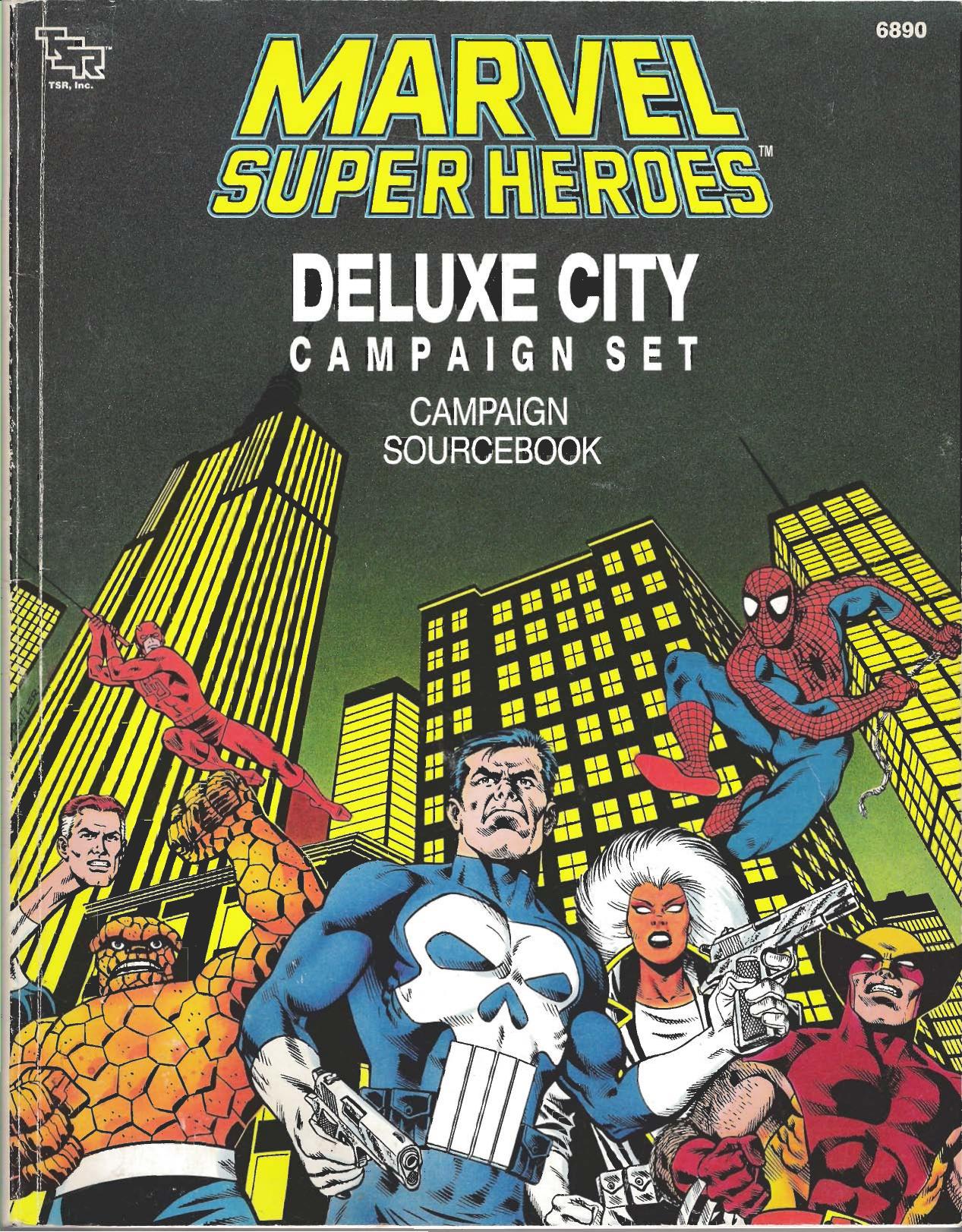 Marvel Super Heroes Deluxe City Campaign Set by Campaign Sourcebook