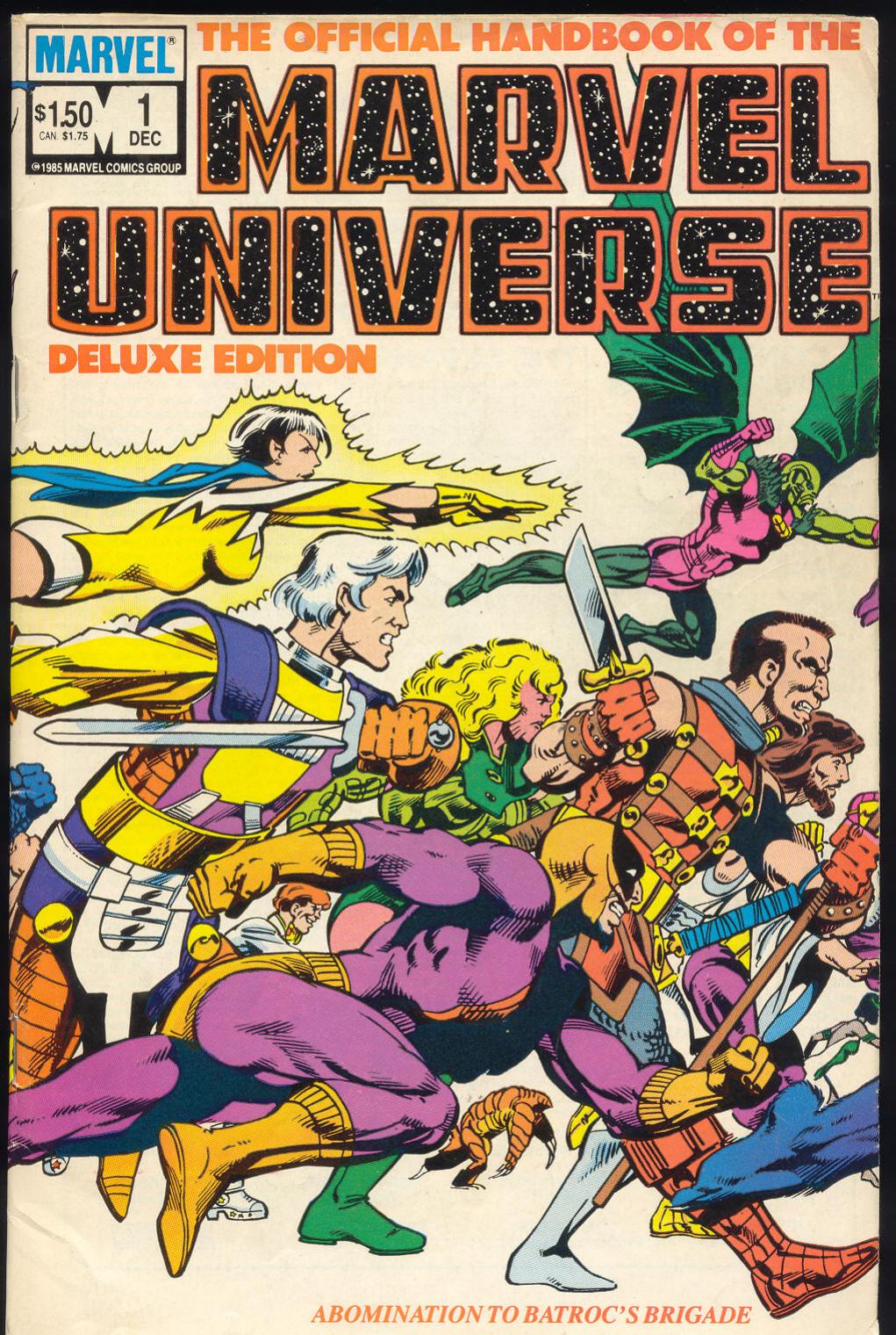 Marvel Super Heroes Official Handbook of Marvel Universe Deluxe Edition by Unknown