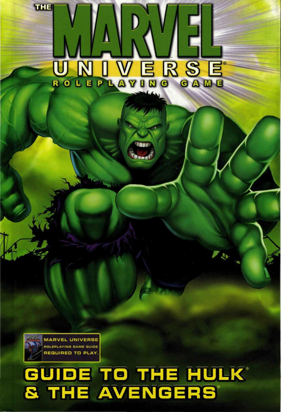 Marvel Universe Guide to the Hulk & the Avengers by Unknown
