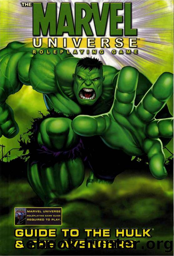Marvel Universe Roleplaying Game by Guide to Hulk & the Avengers