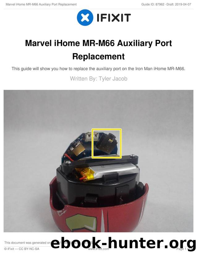Marvel iHome MR-M66 Auxiliary Port Replacement by Unknown