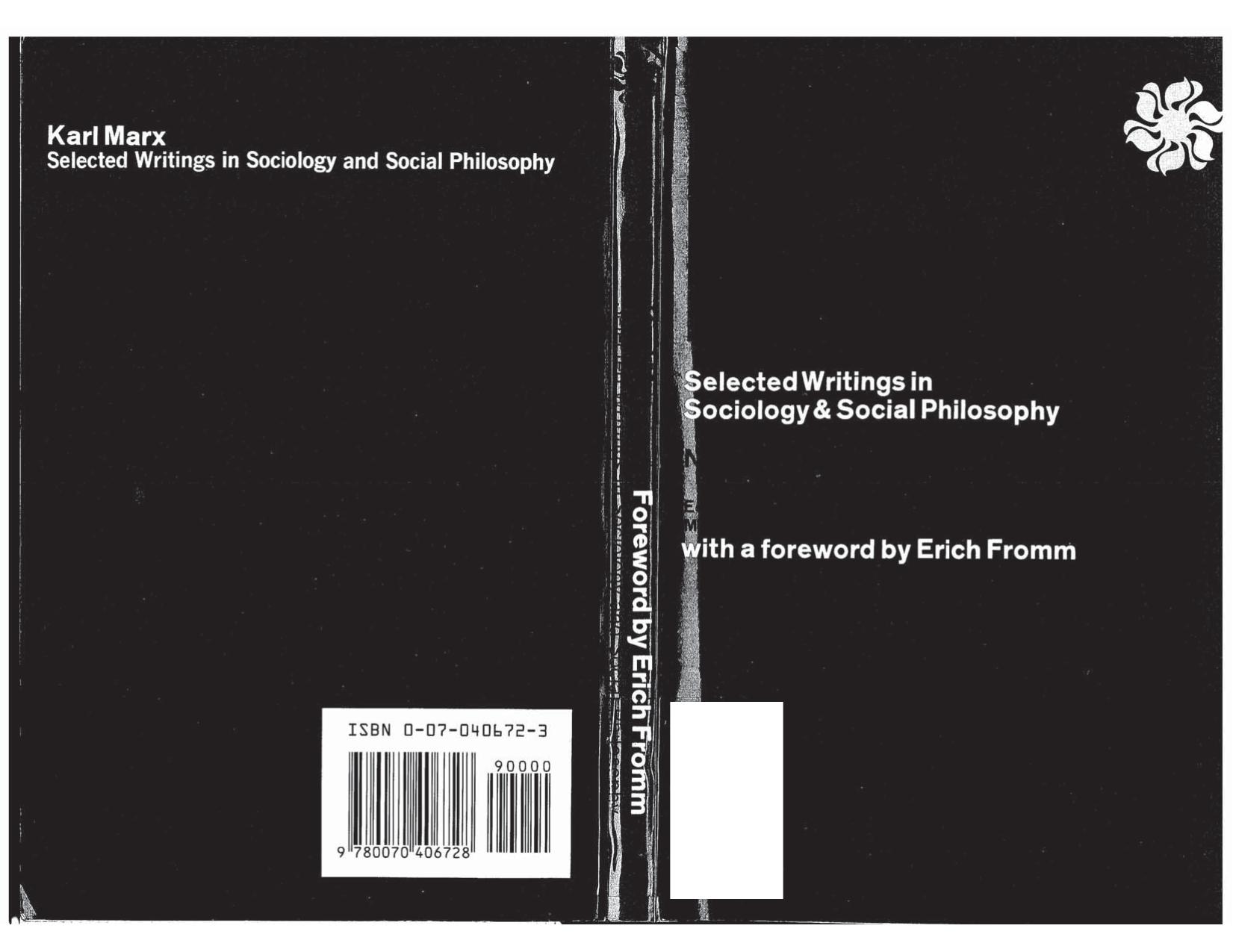 Marx - Selected Writings in Sociology and Social Philosophy.pdf by Stefan
