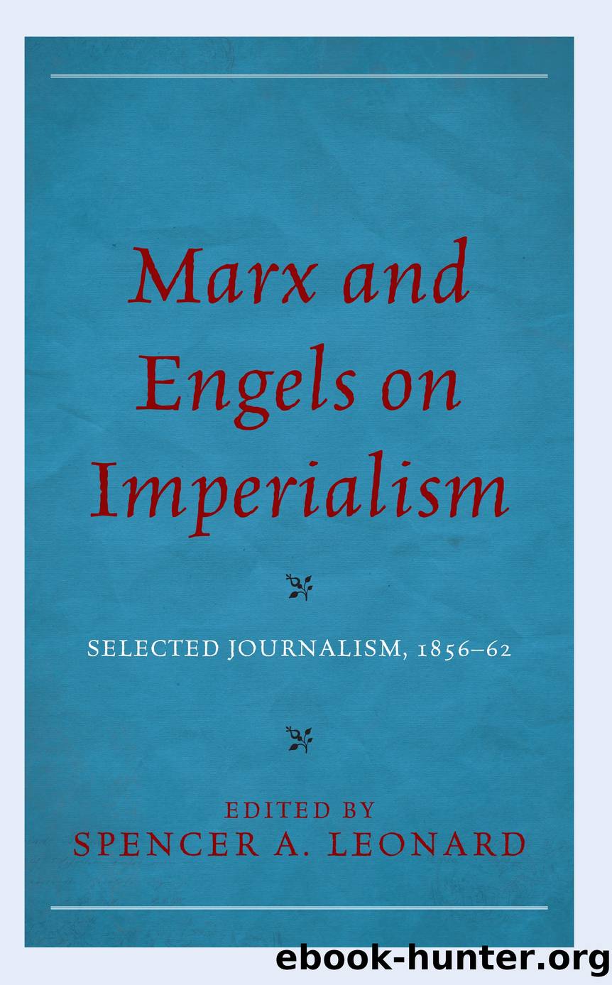 Marx and Engels on Imperialism by Spencer A. Leonard