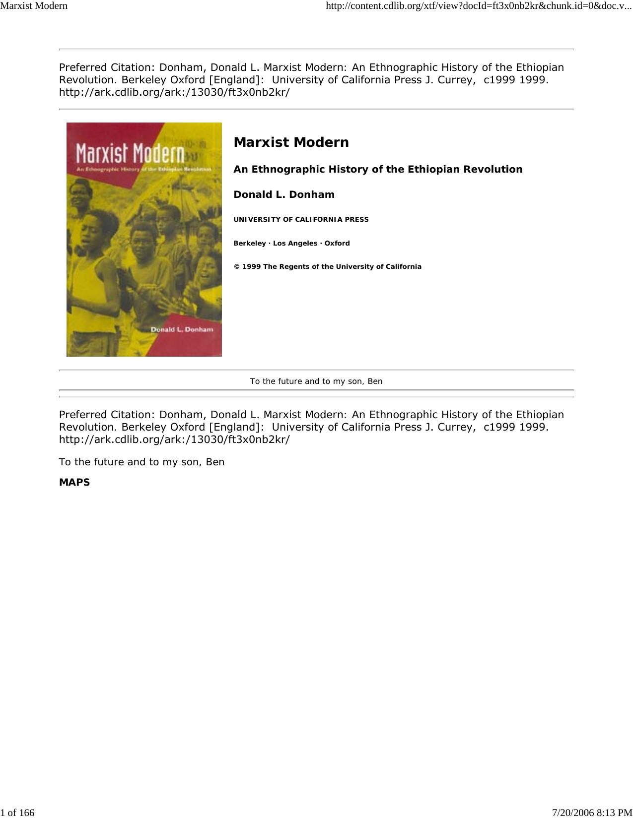 Marxist Modern by Master Clark