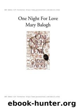 Mary Balogh - Bedwyn 01 by Luciana