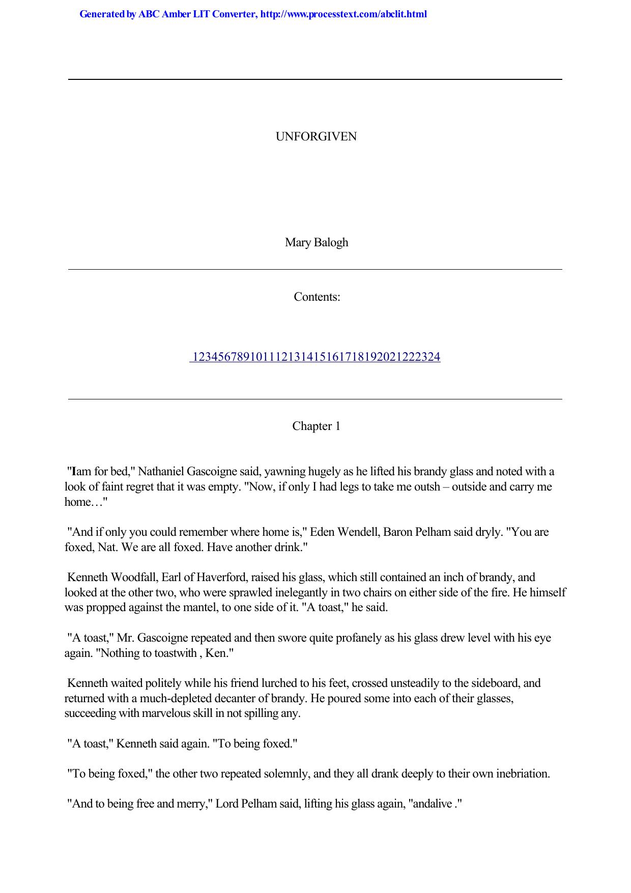 Mary Balogh - Four Horsemen Of The Apocalypse 02 by Unforgiven
