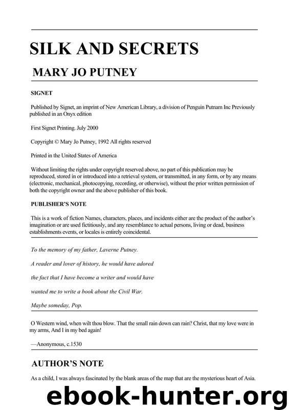 Mary Jo Putney - Silk Trilogy 02 by Silk & Secrets